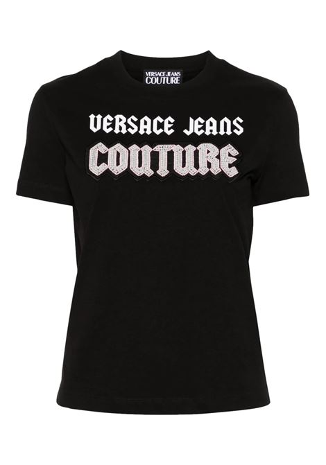 T-shirt con logo gotico VERSACE JEANS COUTURE | T-shirt | 77HAHC02 CJ01C899